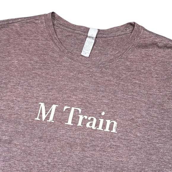 Patti Smith M Train 2015 Book Tour Burgundy T Shirt Mens Medium - Picture 3 of 8